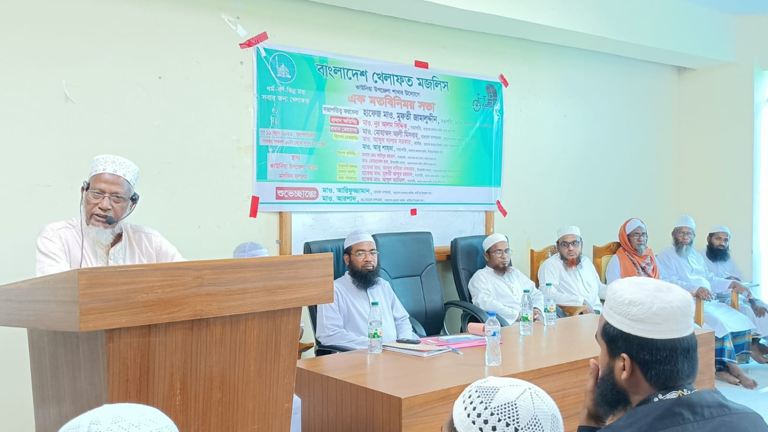 কাউনিয়ায় বাংলাদেশ খেলাফত মজলিসের মতবিনিময় সভা